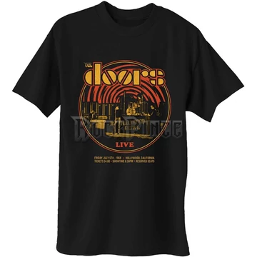 The Doors - 68 Retro Circle - Unisex Póló - DOTS37MB