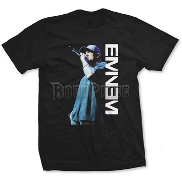 Eminem - Mic. Pose - unisex póló - EMTS14MB