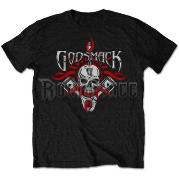 Godsmack - Chrome Pistons - unisex póló - GODTSP03MB