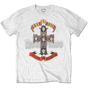 Guns N' Roses - Appetite for Destruction - Unisex Kiskereskedelmi Csomag Póló - GNRTSP01MW