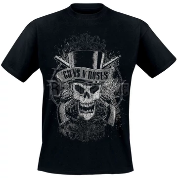 Guns N&#039; Roses - Faded Skull - UNISEX PÓLÓ