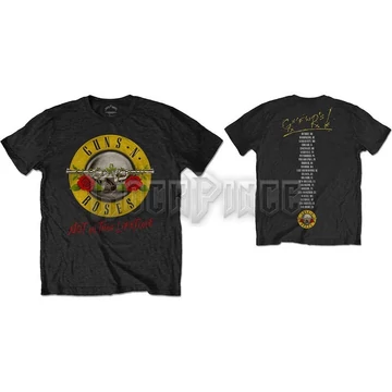 Guns N' Roses - Not in this Lifetime Tour - Unisex Póló - GNRTS35MB