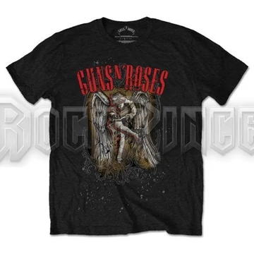 Guns N' Roses - Sketched Cherub - unisex póló - GNRTS10MB