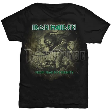 Iron Maiden - From Fear To Eternity Distressed - Unisex Póló - IMTEEX02MB