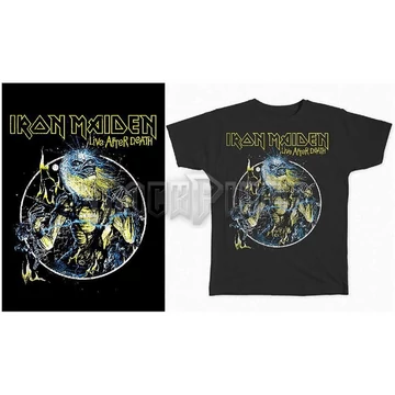 Iron Maiden - Live After Death - Unisex Póló - IMTEE75MB