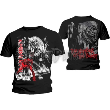 Iron Maiden - Number Of The Beast Jumbo - Unisex Póló - IMTEE54MB