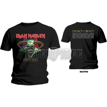 Iron Maiden - Legacy of the Beast Tour - Unisex Póló - IMTEE72MB