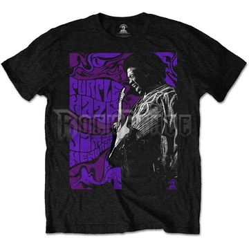 Jimi Hendrix - Purple Haze - unisex póló - JHXTS09MB