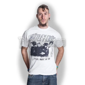 Motley Crue - Stencil - Unisex Póló - MOTTEE08MW