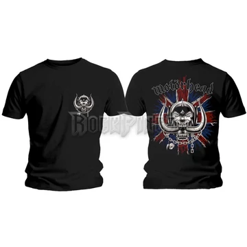 Motörhead - British Warpig &amp; Logo - unisex póló - MHEADTEE52MB