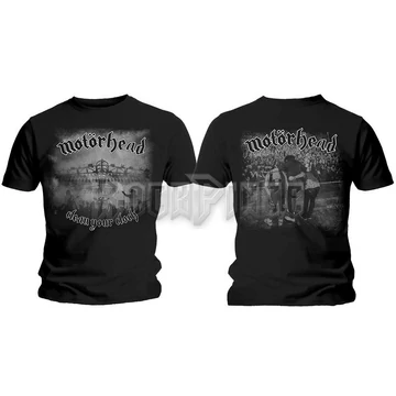Motorhead - Clean Your Clock B&amp;amp;W - Unisex Póló - MHEADTEE37MB