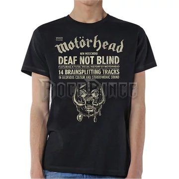 Motorhead - Deaf Not Blind - Unisex Póló - MHEADTEE44MB