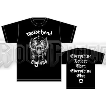 Motörhead - England - unisex póló - MHEADTEE01MB