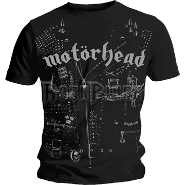 Motorhead - Leather Jacket - Unisex Póló - MHEADTEE49MB