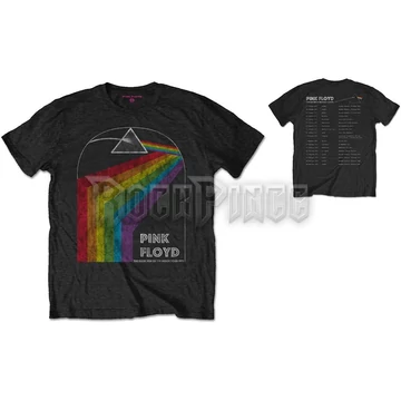 Pink Floyd - Dark Side of the Moon 1972 Tour - Unisex Póló - PFTTRTW01MB