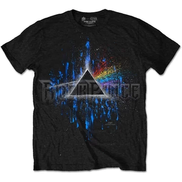 Pink Floyd - Dark Side of the Moon Blue Splatter - unisex póló - GDAPFTS01MB