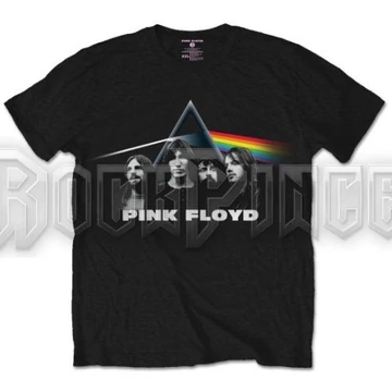 Pink Floyd - Dark Side of the Moon Band &amp; Prism - Unisex Póló - PFTEE51MB