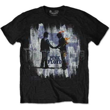 Pink Floyd - Wish You Were Here Painting - unisex póló - GDAPFTS03MB