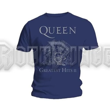 Queen - Greatest Hits II - unisex póló - QUTS10MBL