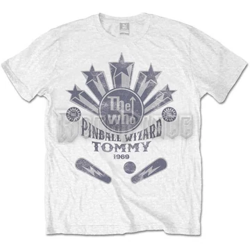 The Who - Pinball Wizard Flippers - Unisex Kiskereskedelmi Csomag Póló - WHOTEEP14MW