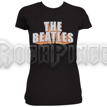 The Beatles - 3D Logo (DIAMANTE) - női póló - BEATTEE136LB