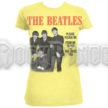 The Beatles - Please, Please Me - női póló - BEATTEE111LY