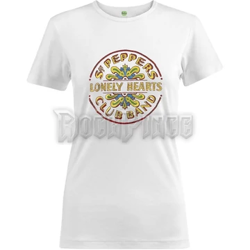 The Beatles - Sgt Pepper Drum Colour - női póló - BTBLKTS07LW