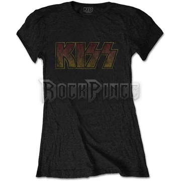 KISS - Vintage Classic Logo - női póló - KISSTS01LB