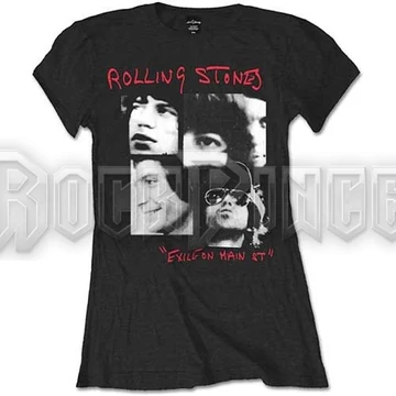 The Rolling Stones - Photo Exile - női póló - RSTEE04LB