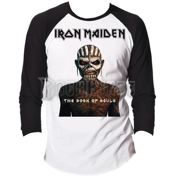 Iron Maiden - The Book of Souls - unisex raglán ujjú póló - IMRL05MW