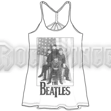The Beatles - Stars &amp; Stripes - női trikó - BEATTEE89LW