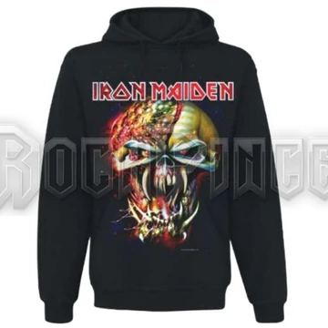 Iron Maiden - Final Frontier Big Head - unisex kapucnis pulóver - IMHOOD01MB