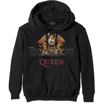 Queen - Classic Crest - unisex kapucnis pulóver - QUHD03MB