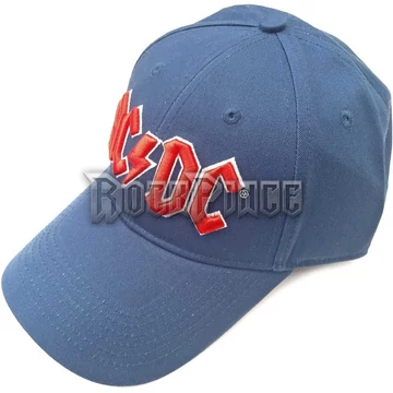 AC/DC: Red Logo (Farmerkék) - baseball sapka - ACDCCAP02D