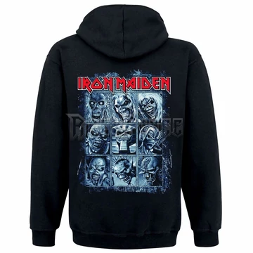 Iron Maiden - Nine Eddies - CIPZÁRAS KAPUCNIS PULÓVER - IMTEE47HO02
