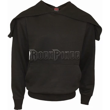 METAL STREETWEAR - Split Zip Hoody Black (Plain) - P003M477