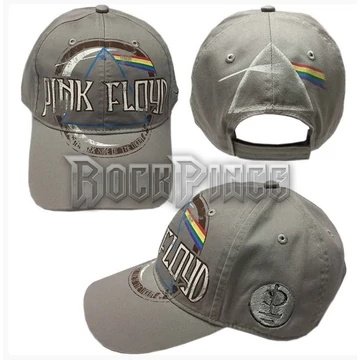 PINK FLOYD - DARK SIDE OF THE MOON ALBUM DISTRESSED (Szürke) - BASEBALL SAPKA - PFCAP01G