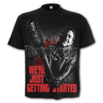 The Walking Dead - NEGAN - JUST GETTING STARTED - T-Shirt Black - G009M101