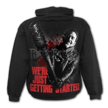 NEGAN - JUST GETTING STARTED - Hoody Black (Plain) - G009M451