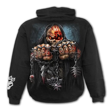 5FDP - GAME OVER - Hoody Black (Plain) - G222M451