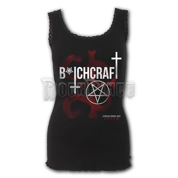 COVEN - BITCHCRAFT - Crochet Collar Ribbed Vest (Plain) - G051G075