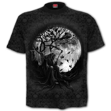 KILLING MOON - Scroll Impression T-Shirt - D088M143