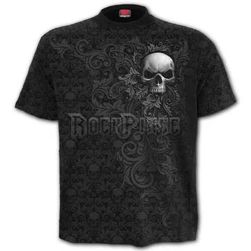 SKULL SCROLL - Scroll Impression T-Shirt - D089M143