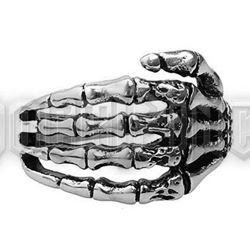 Bone Hand - acél gyűrű