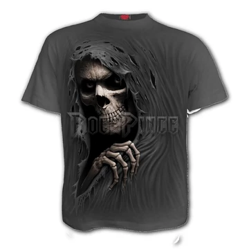 GRIM RIPPER - T-Shirt Charcoal (Plain) - M028M115