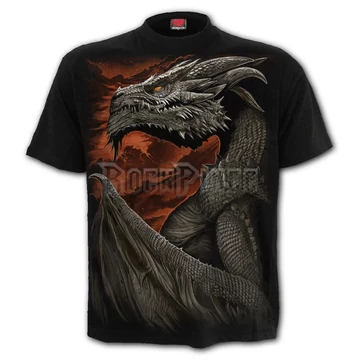 MAJESTIC DRACO - T-Shirt Black - L043M101