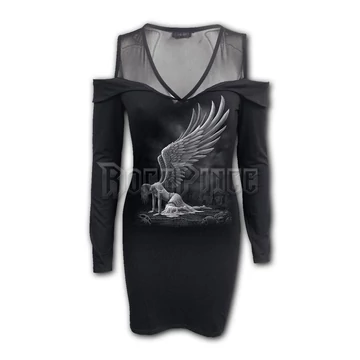 ANGEL - 2in1 Fine Mesh Shoulder Dress - L045F143