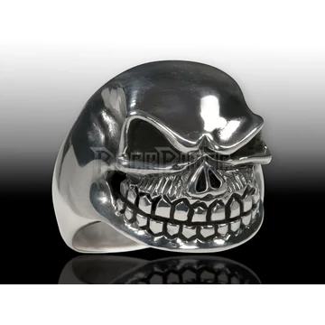 Nasty Grinning Skull - acél gyűrű