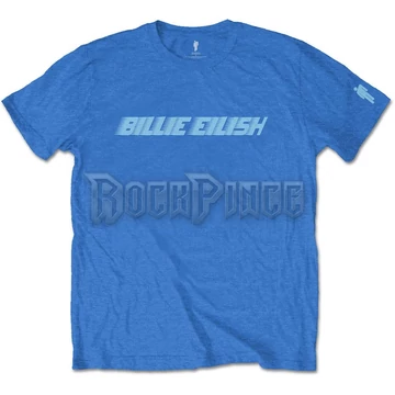 Billie Eilish - Blue Racer Logo - Unisex Póló - BILLIETS02MBL