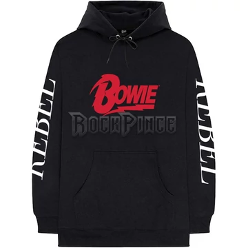 David Bowie - Rebel Rebel - unisex kapucnis pulóver - BOWHD01MB